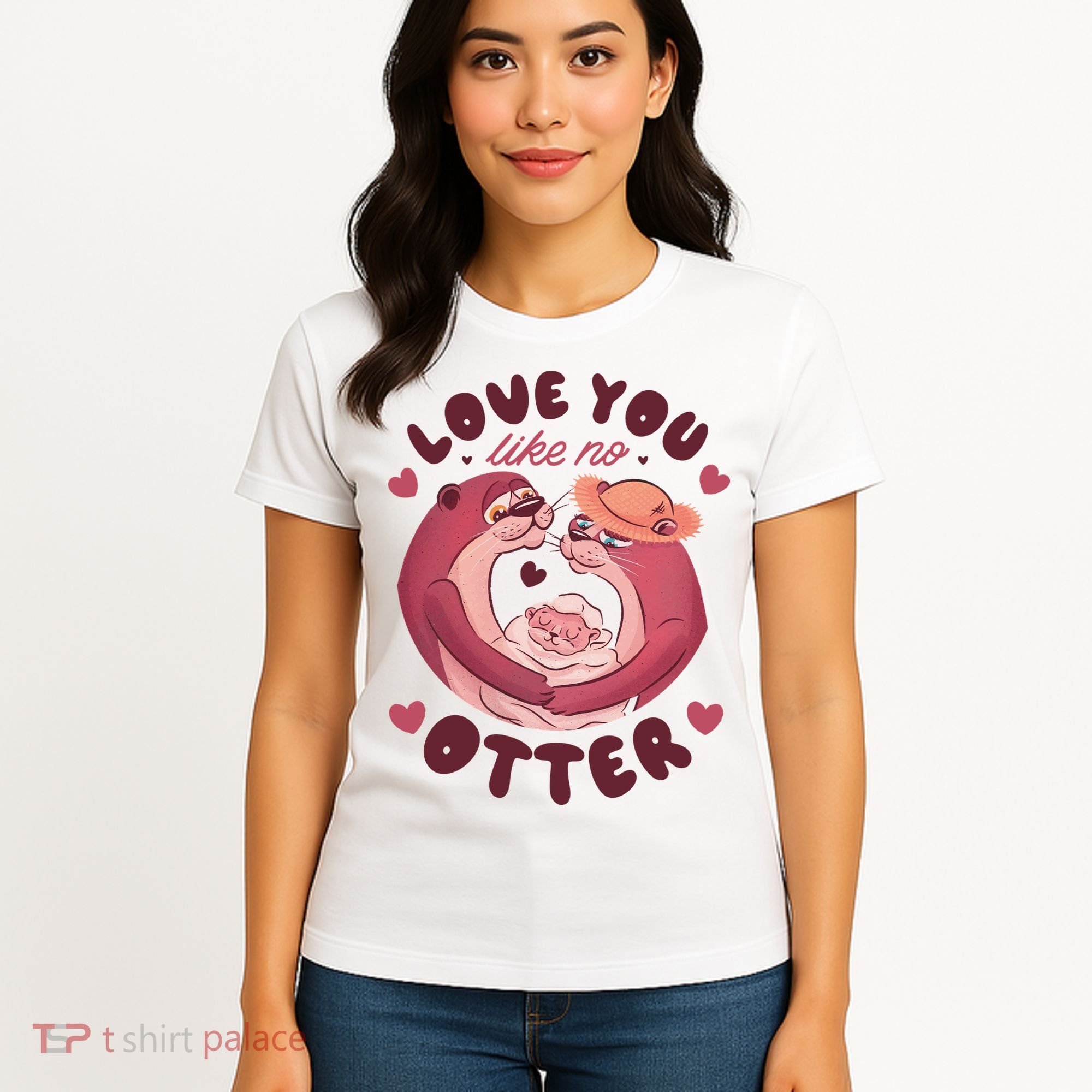 Love You Like No Otter Cute Women's T-Shirt