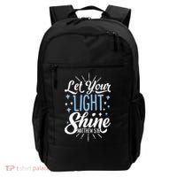 Let Your Light Shine Christian Religious Gifts Backpack thumb 0