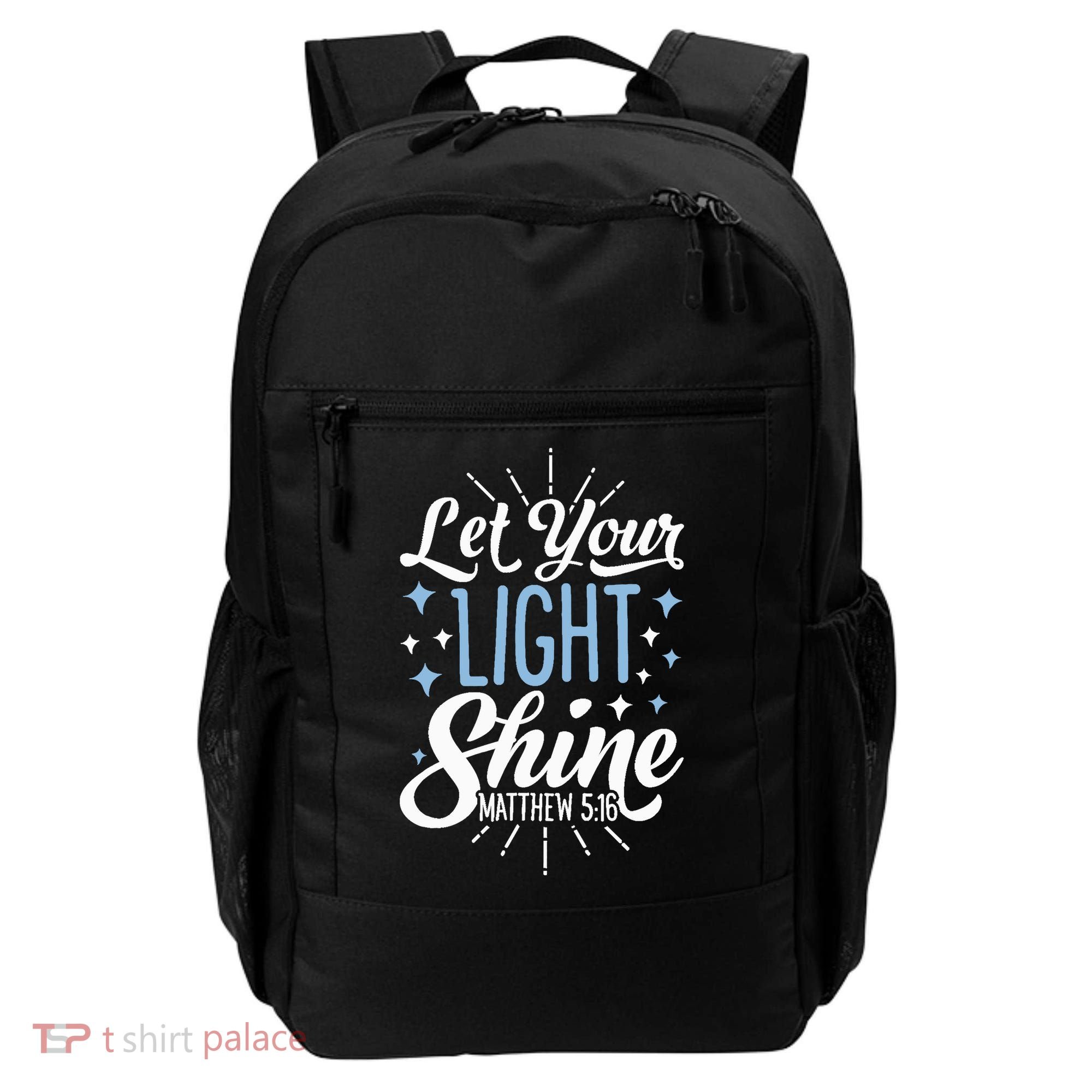 Let Your Light Shine Christian Religious Gifts Backpack
