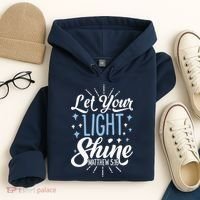 Let Your Light Shine Christian Religious Gifts Hoodie thumb 4