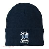 Let Your Light Shine Christian Religious Gifts Beanie thumb 0