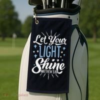 Let Your Light Shine Christian Religious Gifts Golf Towel thumb 2