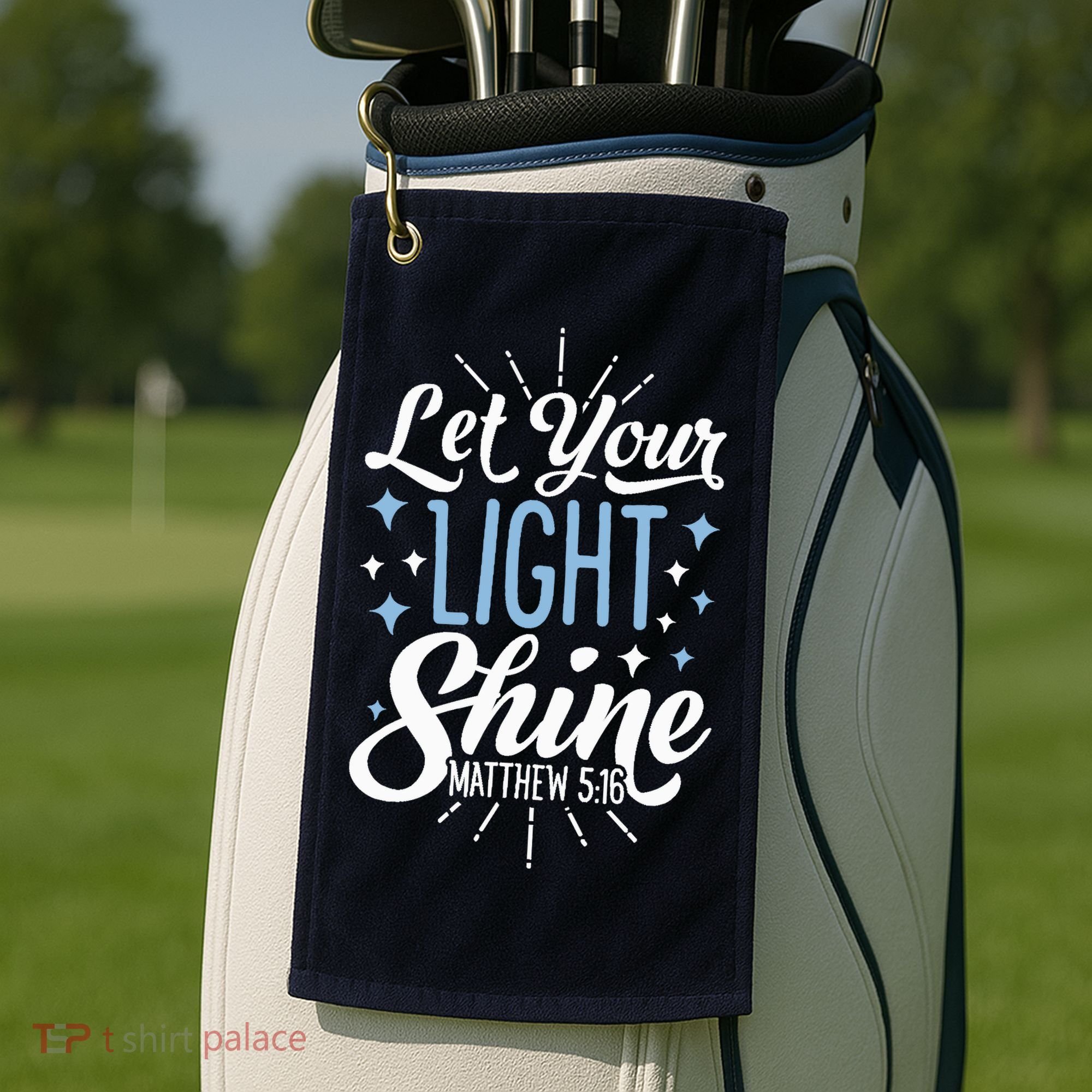 Let Your Light Shine Christian Religious Gifts Golf Towel