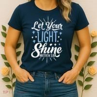 Let Your Light Shine Christian Religious Gifts Women's T-Shirt thumb 2