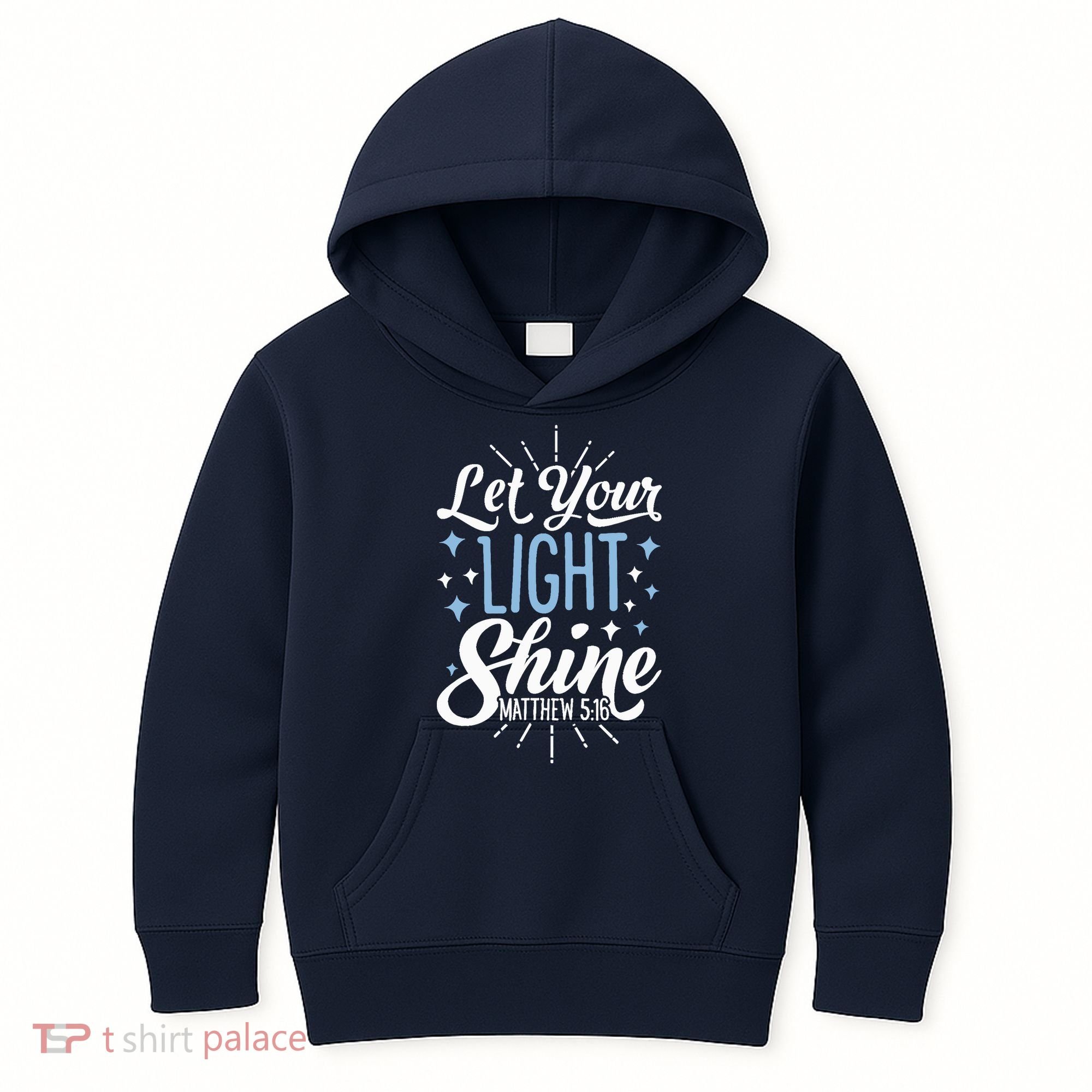 Let Your Light Shine Christian Religious Gifts Kids Hoodie