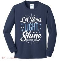 Let Your Light Shine Christian Religious Gifts Kids Long Sleeve Shirt thumb 0