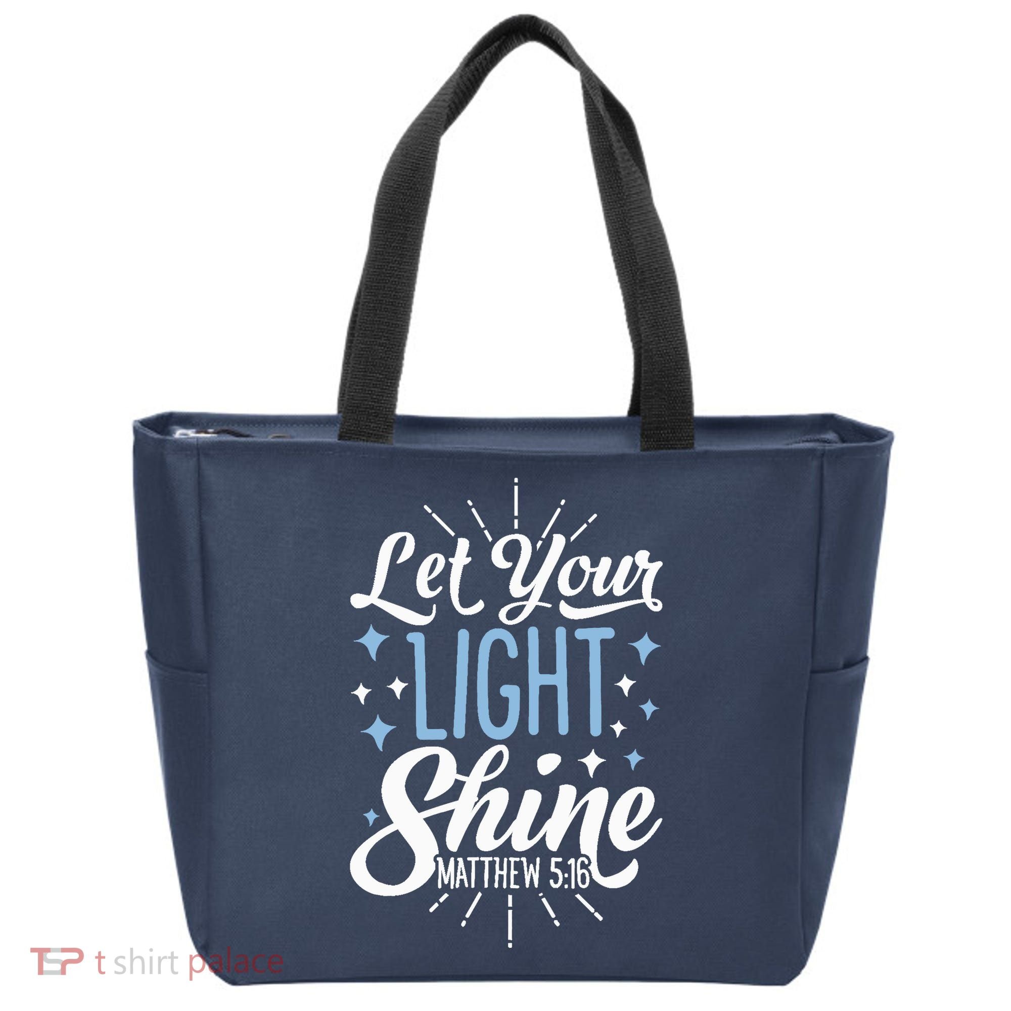 Let Your Light Shine Christian Religious Gifts Tote Bag