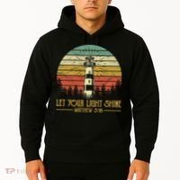 Let Your Light Shine Christian Believer Religious Lighthouse Hoodie thumb 2