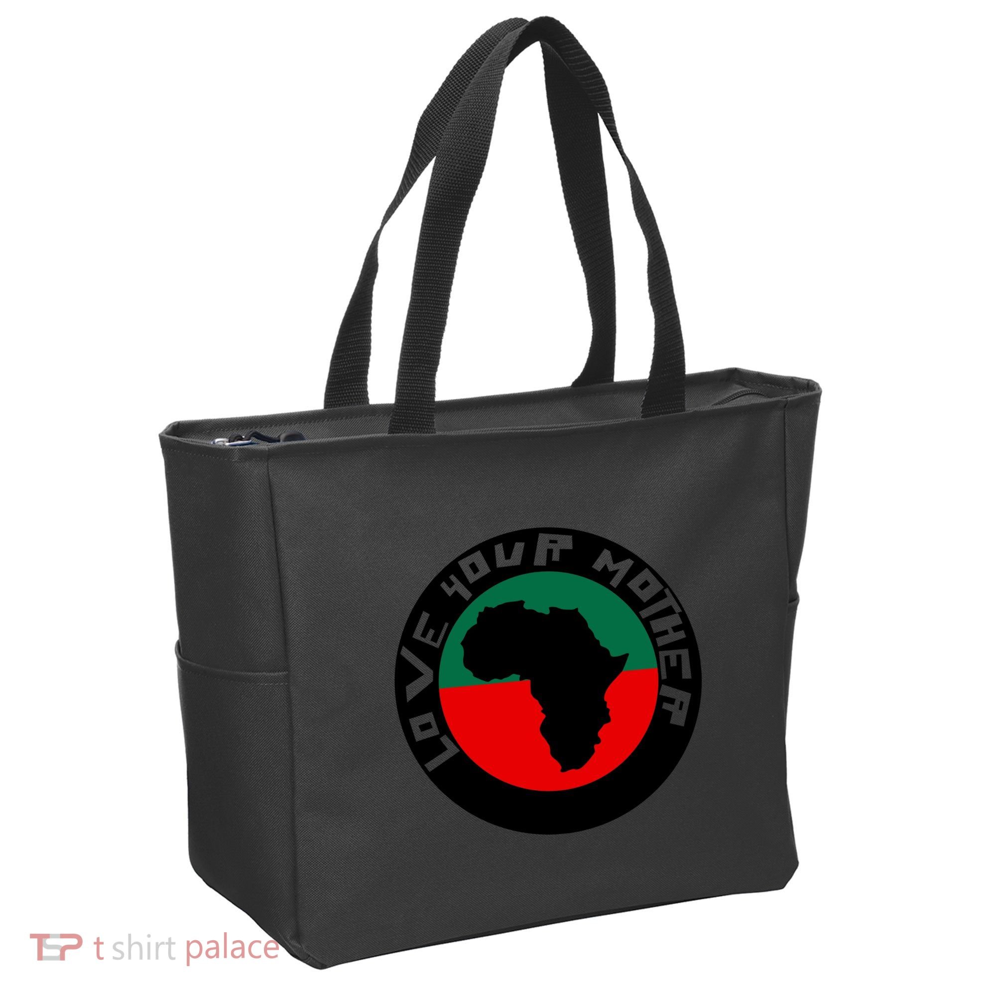 Love Your Mother Africa Black History Tote Bag