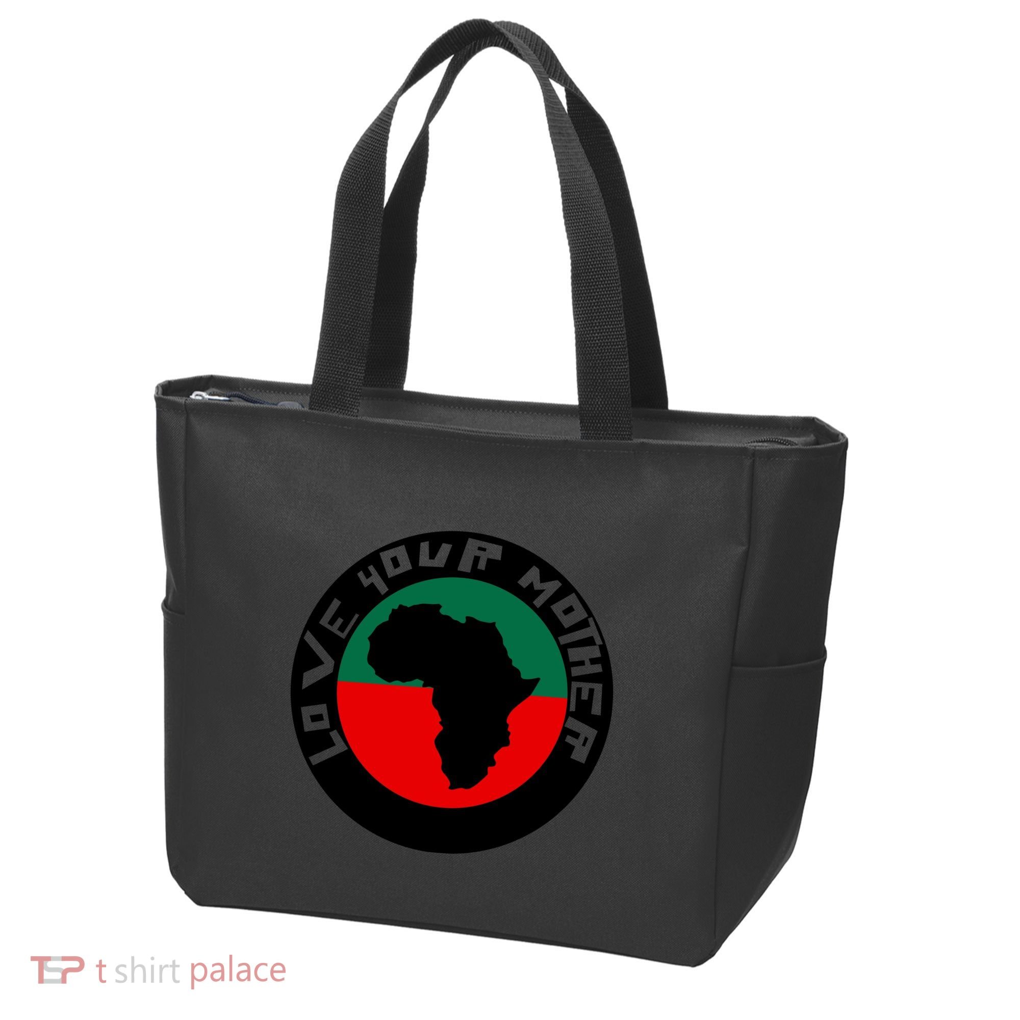 Love Your Mother Africa Black History Tote Bag