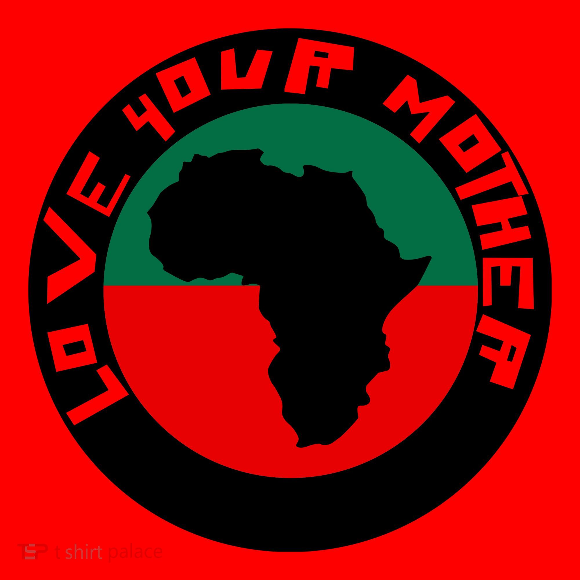 Love Your Mother Africa Black History Santa Hat