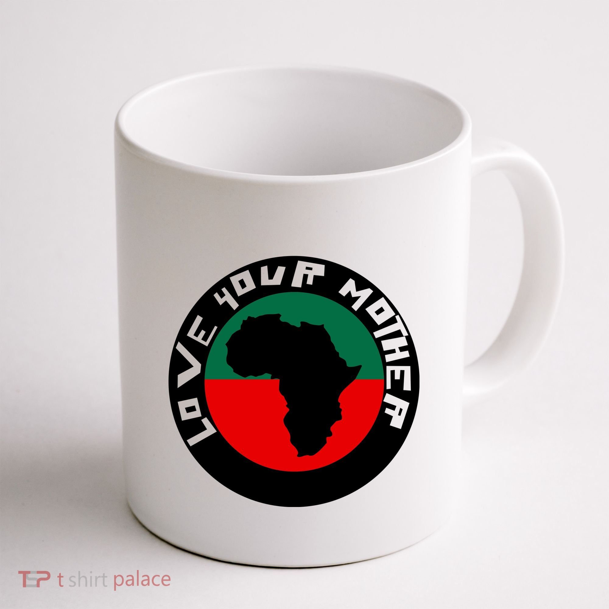 Love Your Mother Africa Black History Coffee Mug