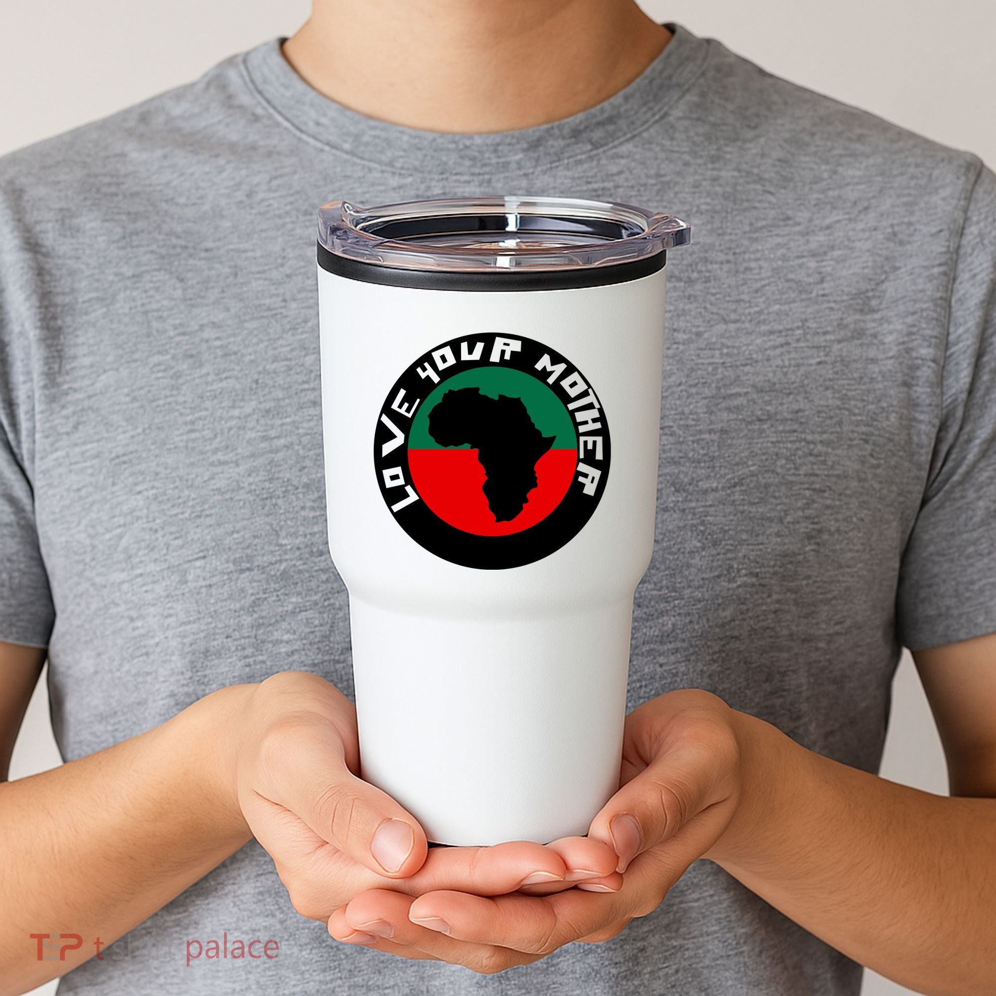 Love Your Mother Africa Black History Tumbler