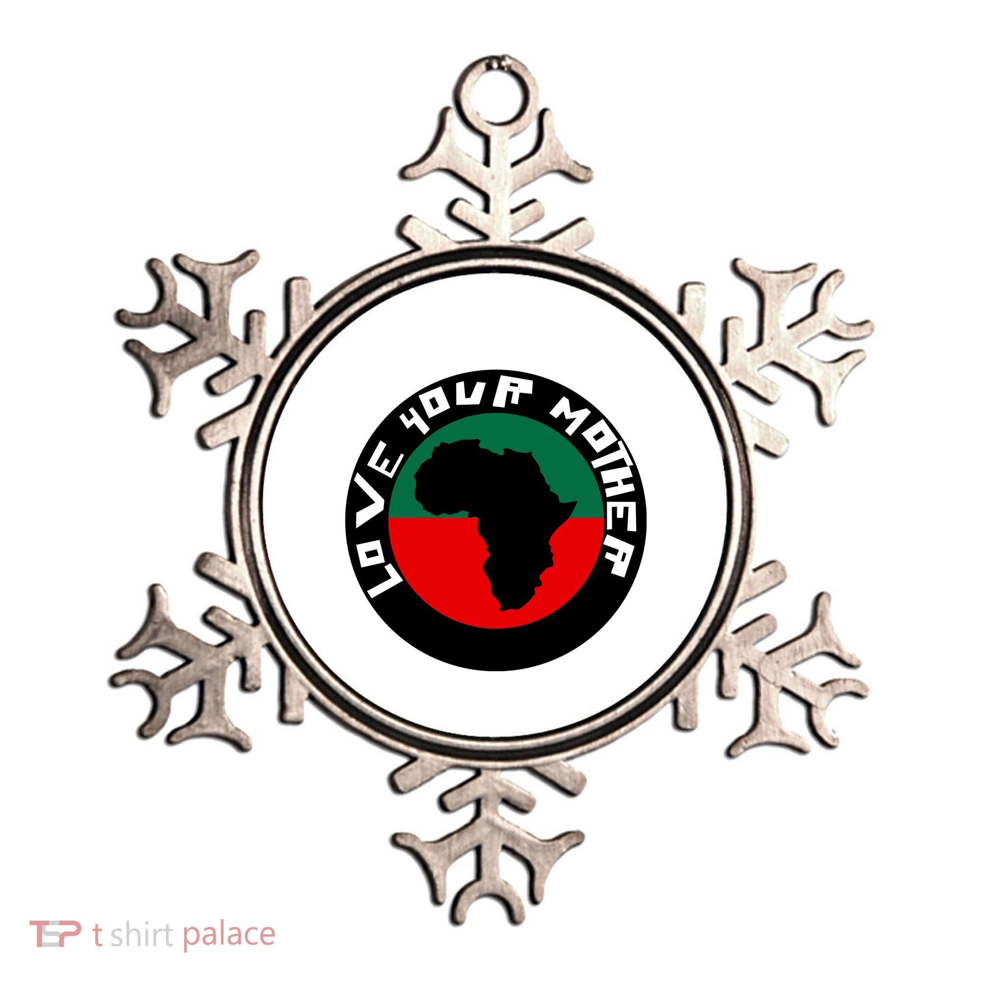 Love Your Mother Africa Black History Ornament