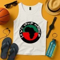 Love Your Mother Africa Black History Tank Top thumb 4