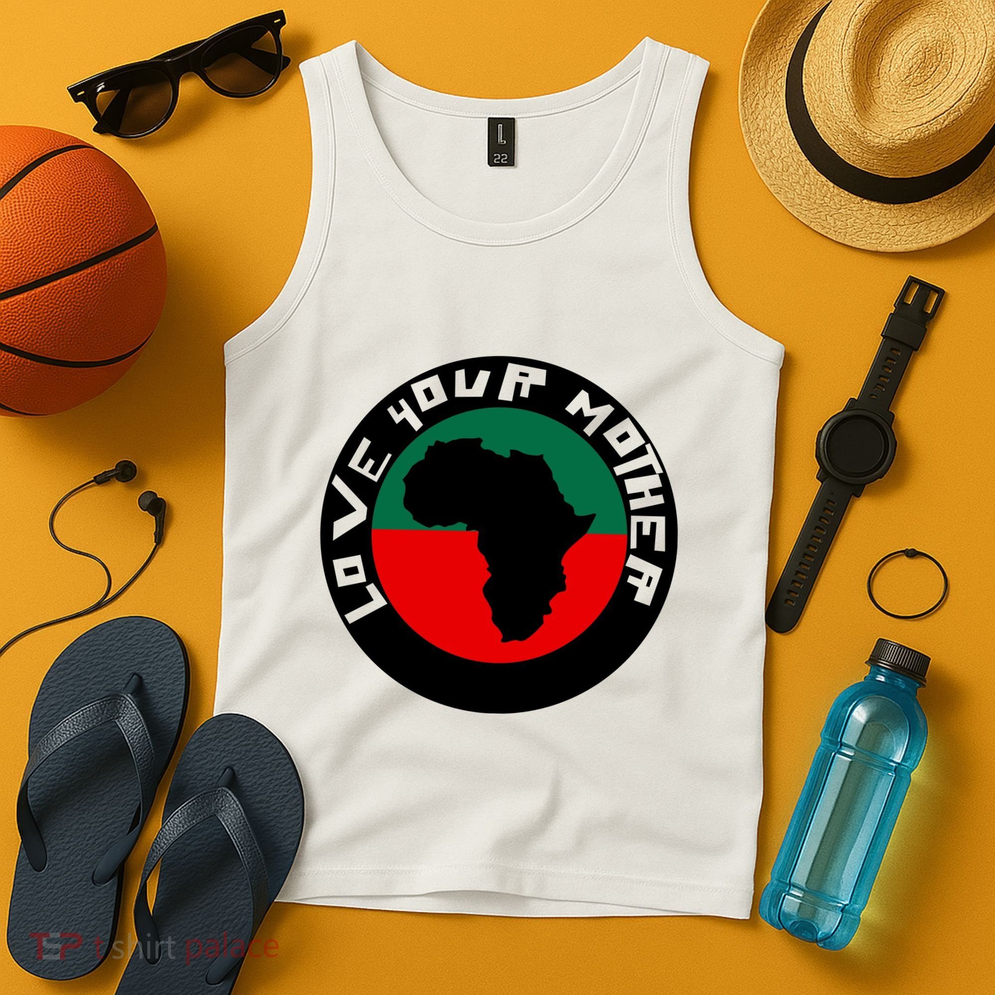 Love Your Mother Africa Black History Tank Top
