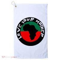Love Your Mother Africa Black History Golf Towel thumb 0