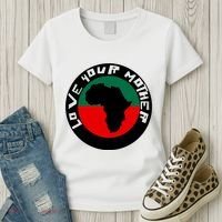 Love Your Mother Africa Black History Women's T-Shirt thumb 3