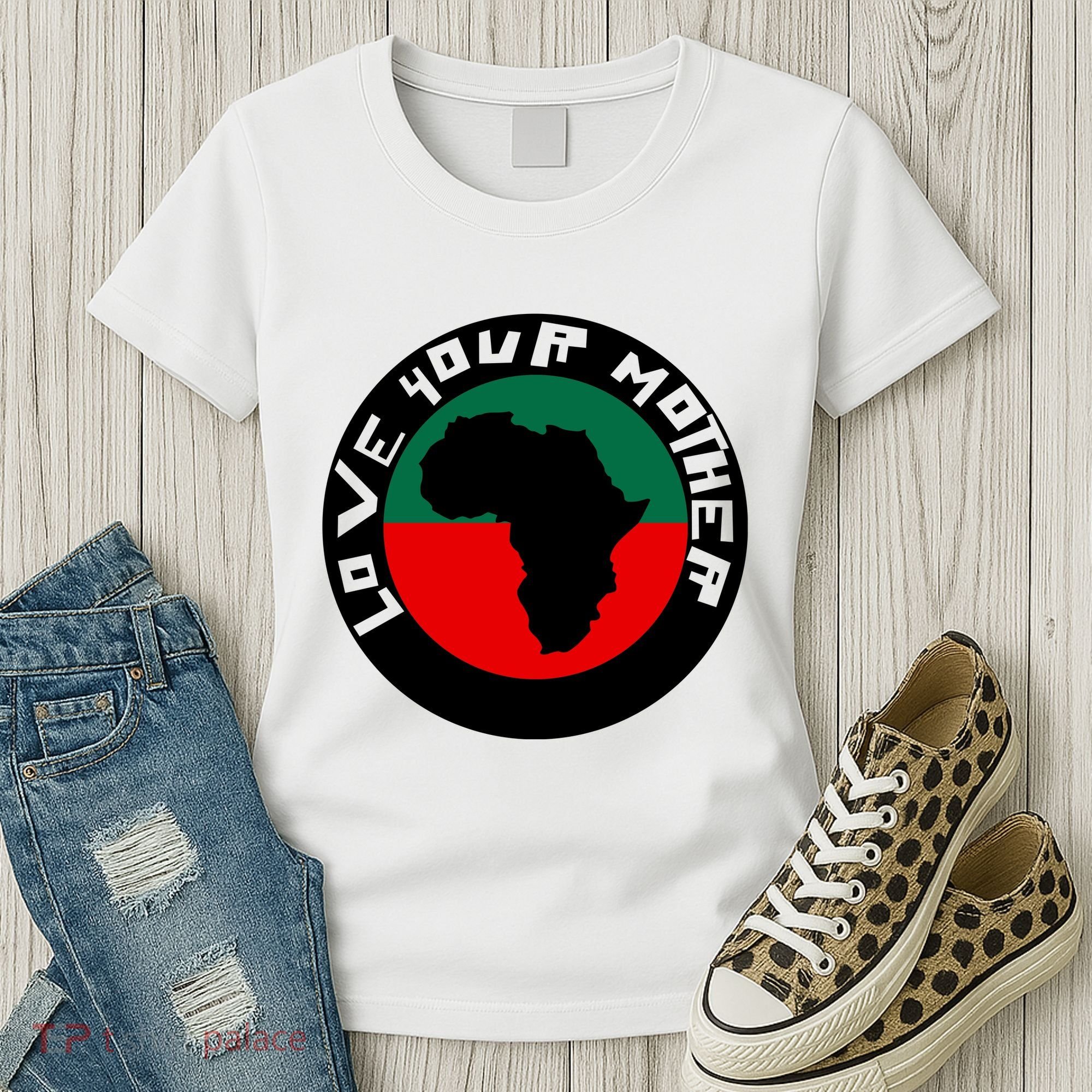 Love Your Mother Africa Black History Women's T-Shirt