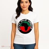 Love Your Mother Africa Black History Women's T-Shirt thumb 4