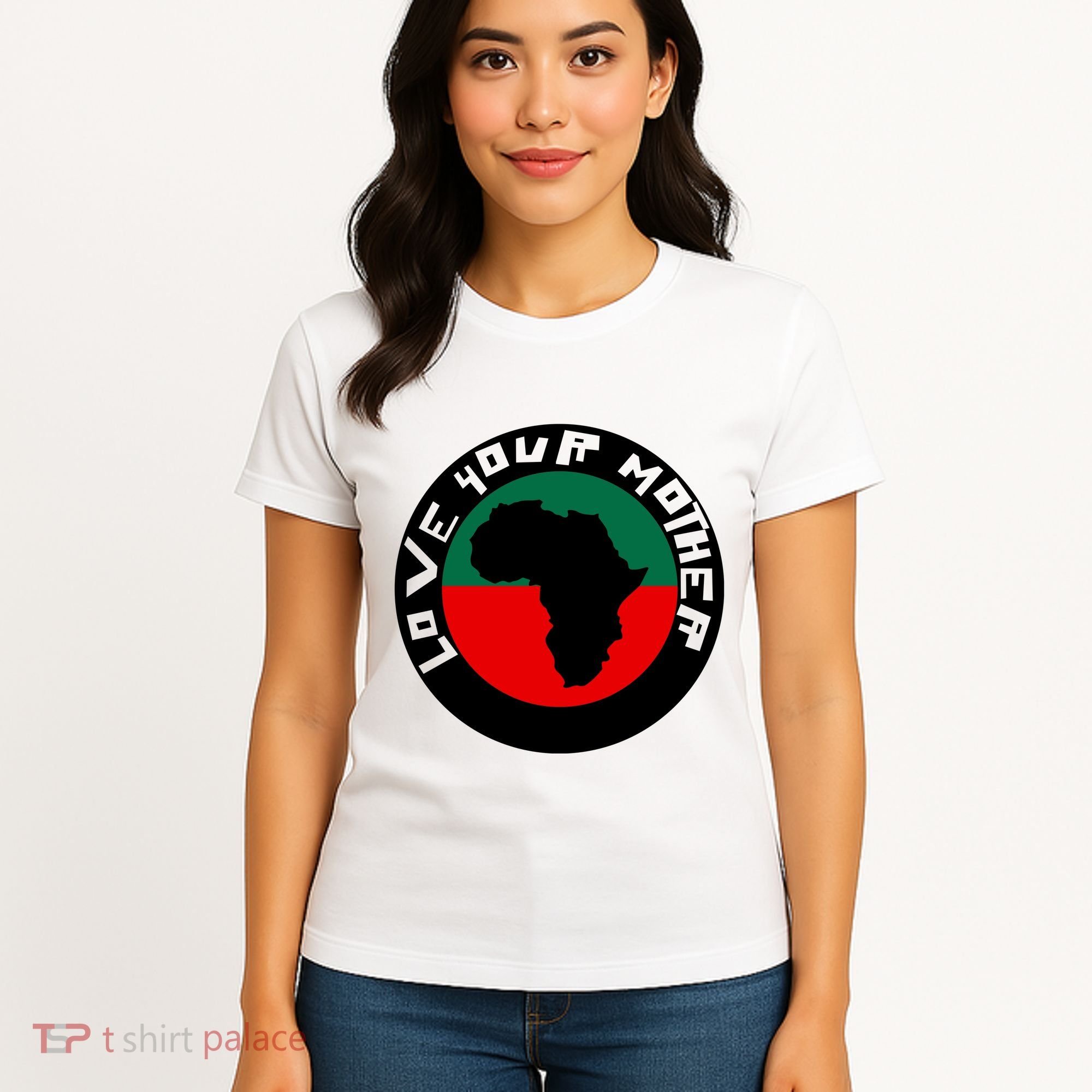 Love Your Mother Africa Black History Women's T-Shirt
