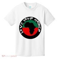 Love Your Mother Africa Black History Kids T-Shirt thumb 0