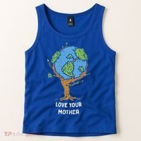 Love Your Mother Earth Day Gift Environt Eco World Tree Cool Gift Tank Top thumb 2