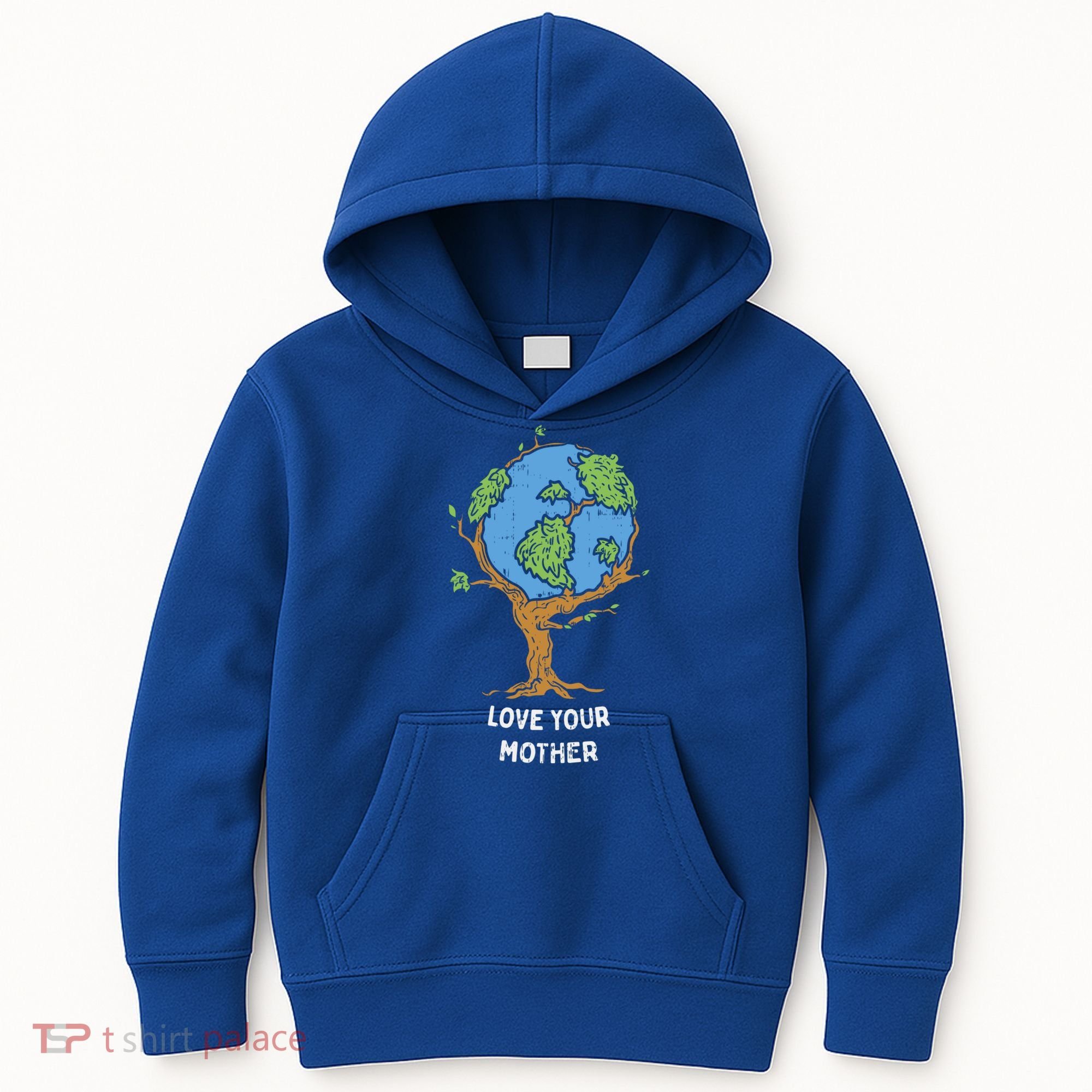 Love Your Mother Earth Day Gift Environt Eco World Tree Cool Gift Kids Hoodie