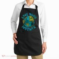 Love Your Mother Earth Day Environmental Awareness Themed Apron thumb 2