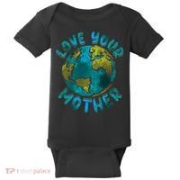 Love Your Mother Earth Day Environmental Awareness Themed Baby Bodysuit thumb 0