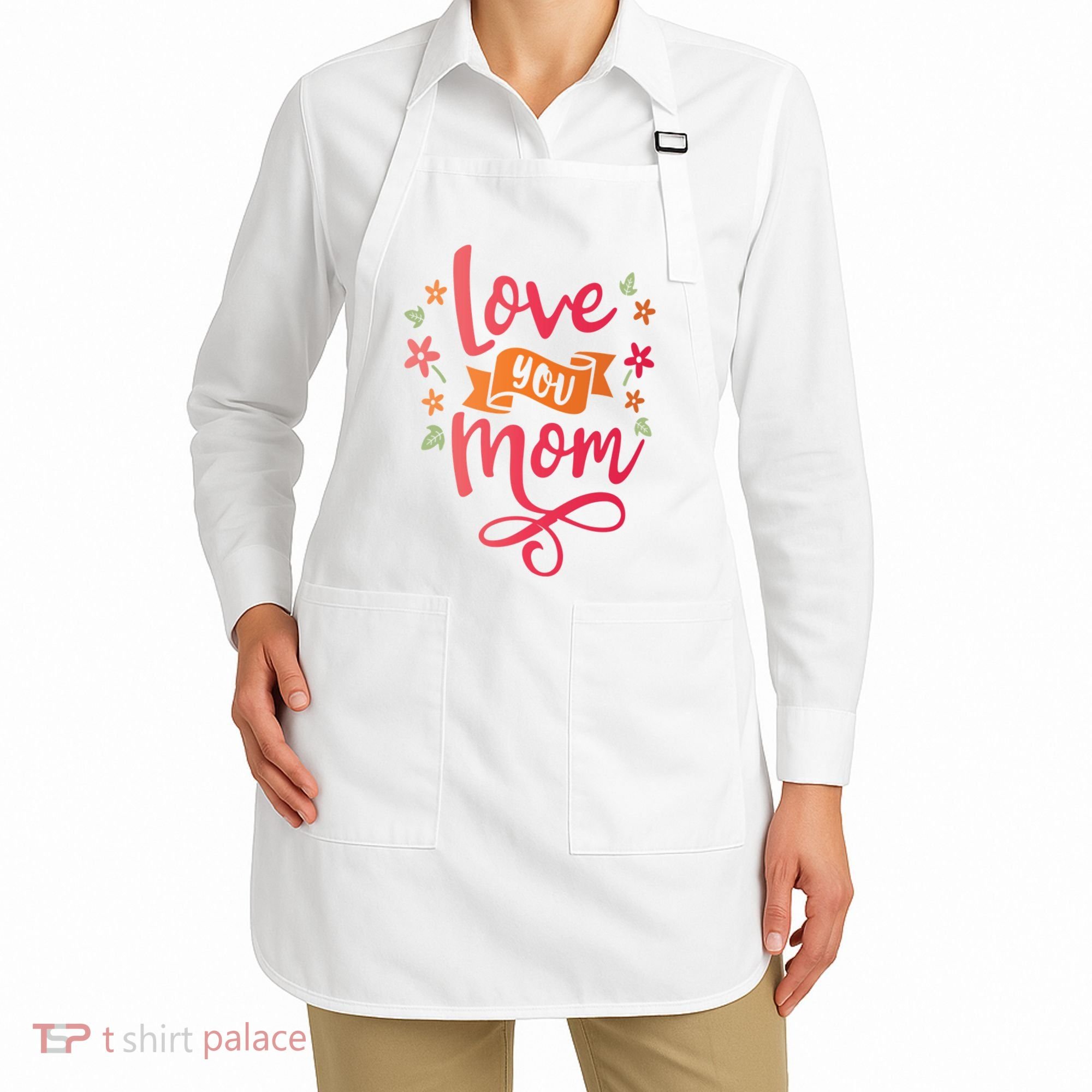 Love You Mom Gift For Her Apron