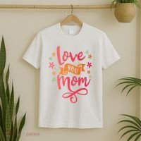 Love You Mom Gift For Her T-Shirt thumb 2