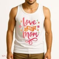 Love You Mom Gift For Her Tank Top thumb 3