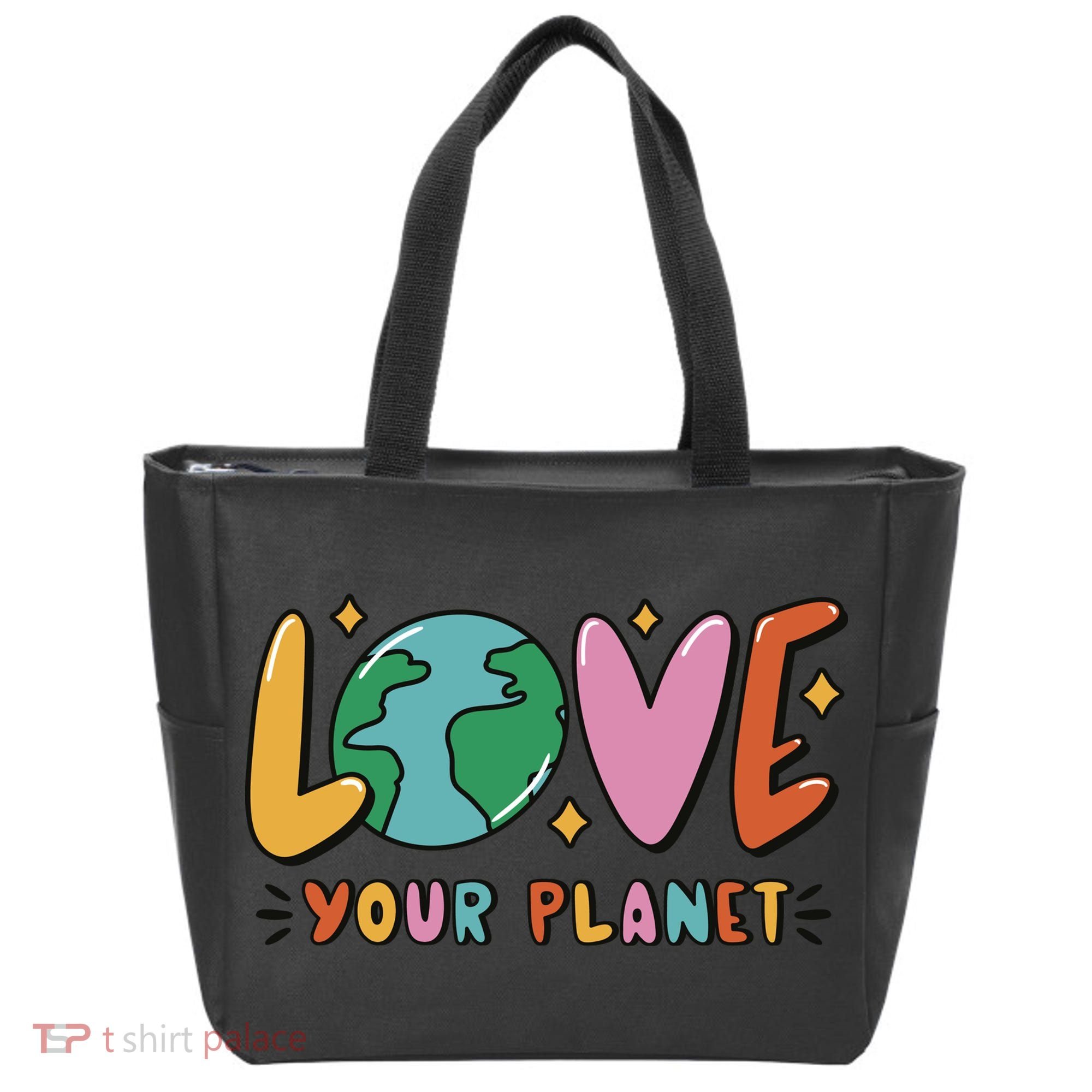 Love Your Planet Earth Day Tote Bag
