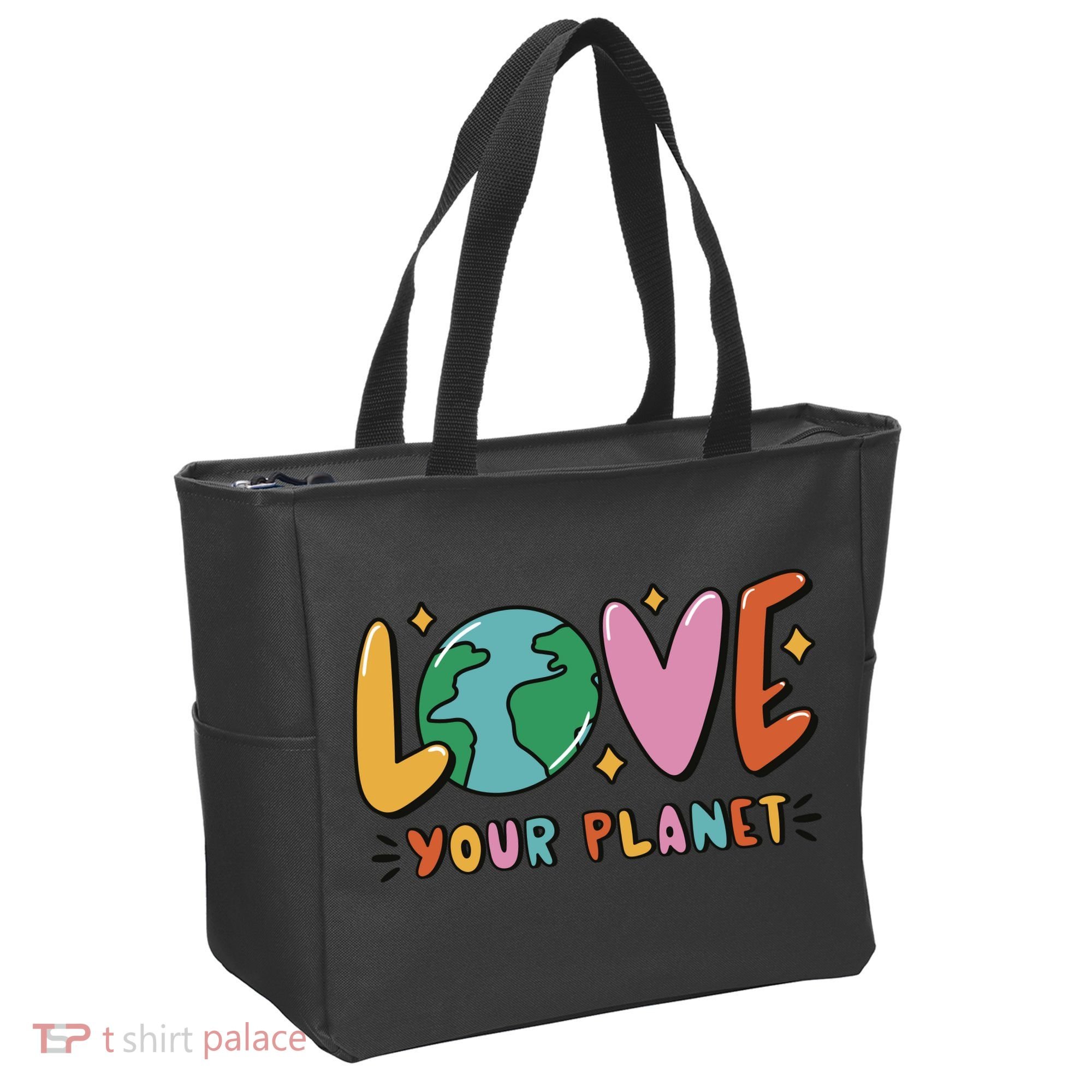 Love Your Planet Earth Day Tote Bag