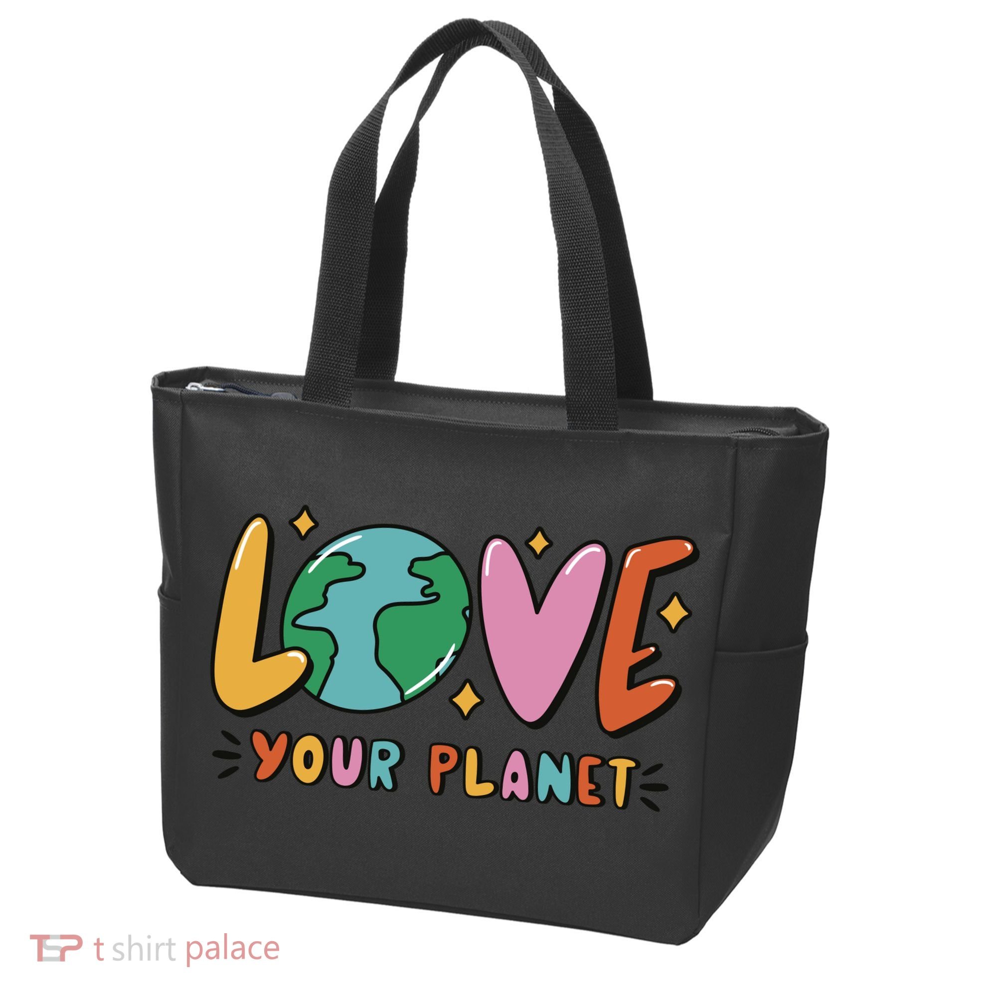 Love Your Planet Earth Day Tote Bag