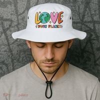Love Your Planet Earth Day Bucket Hat thumb 2