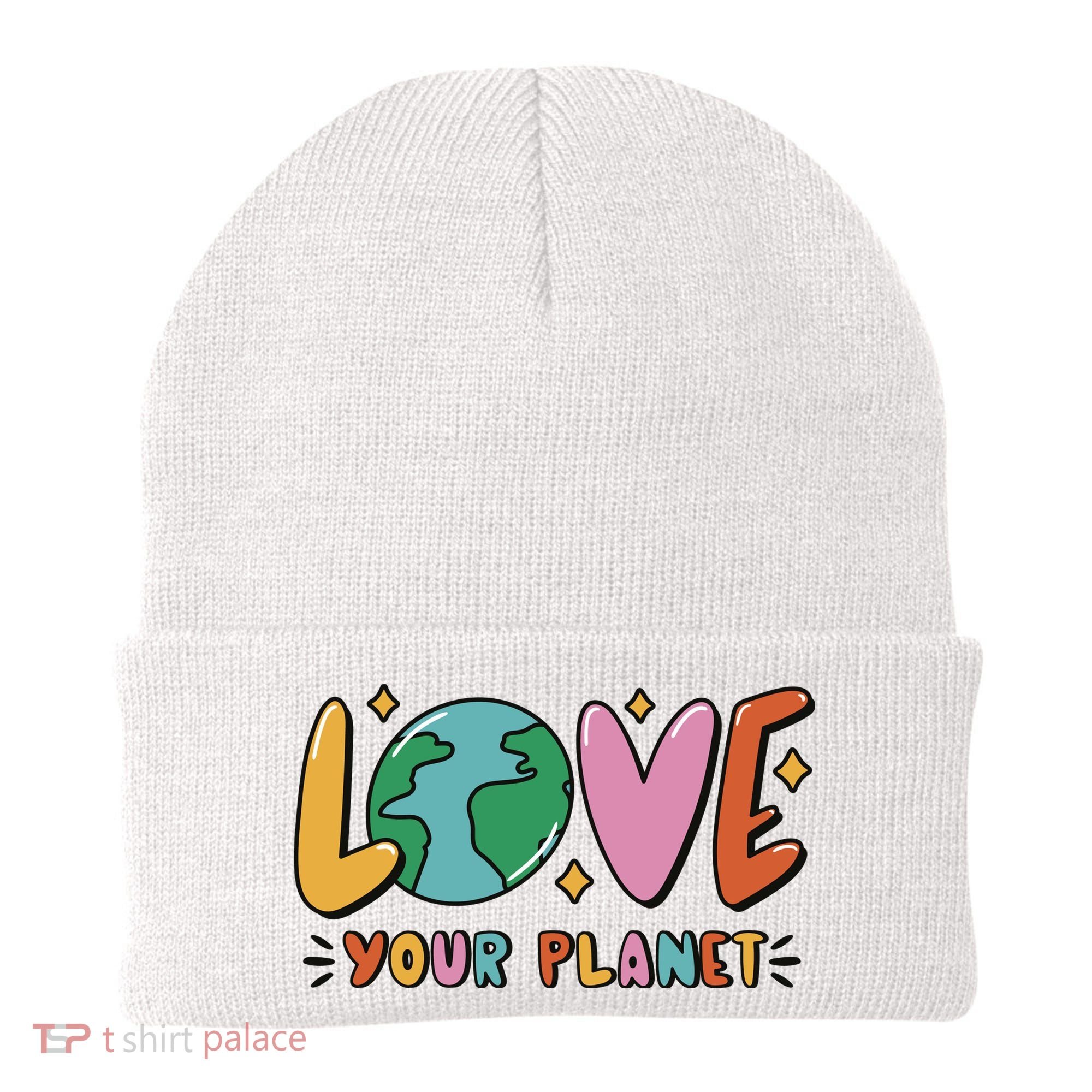 Love Your Planet Earth Day Beanie