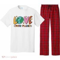 Love Your Planet Earth Day Pajama Set thumb 0