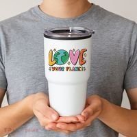 Love Your Planet Earth Day Tumbler thumb 2