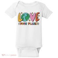 Love Your Planet Earth Day Baby Bodysuit thumb 0