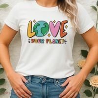 Love Your Planet Earth Day Women's T-Shirt thumb 2