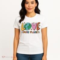 Love Your Planet Earth Day Women's T-Shirt thumb 4