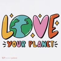 Love Your Planet Earth Day Kids T-Shirt thumb 4