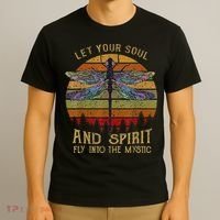 Let Your Soul And Spirit Fly Into The Mystic Dragonfly T-Shirt thumb 3