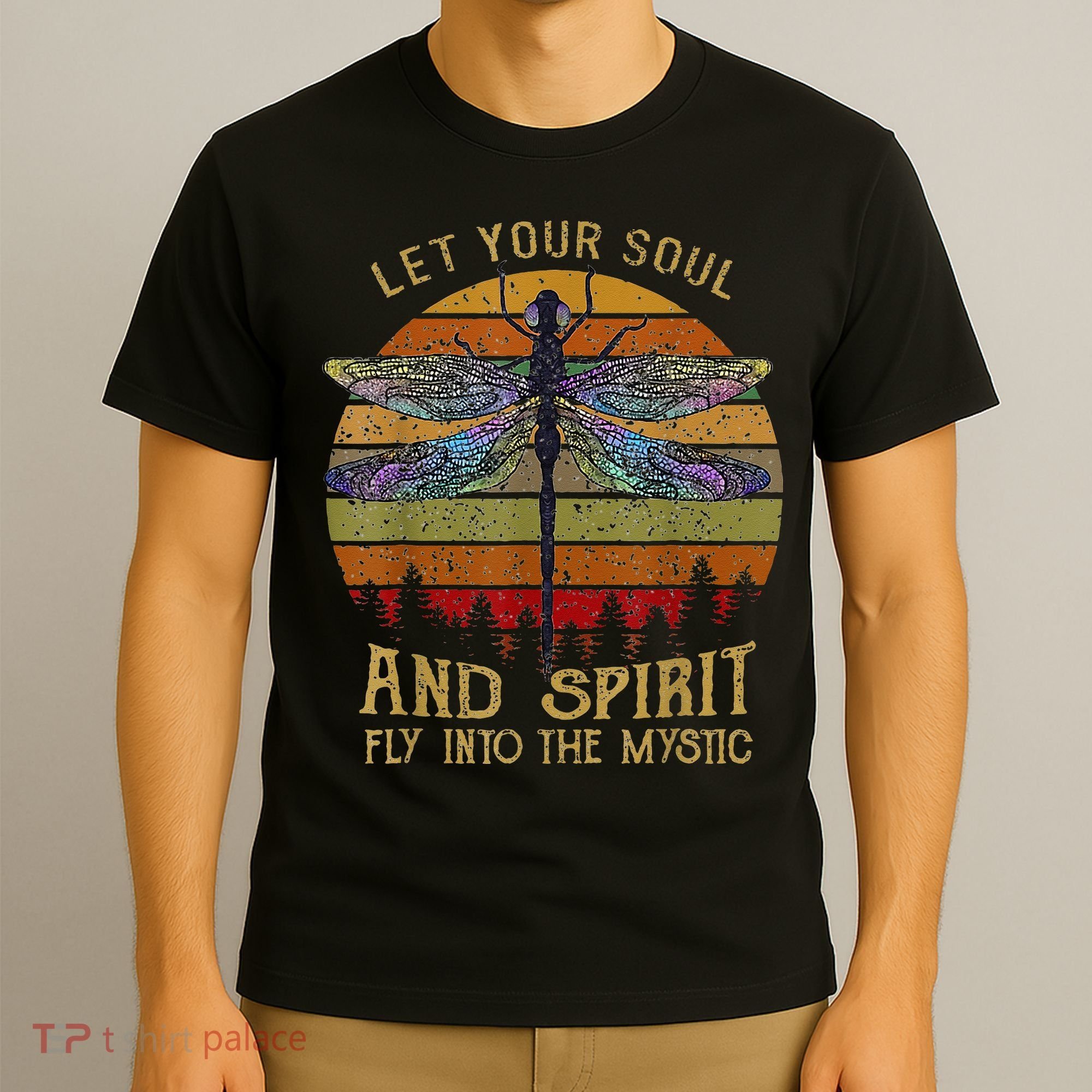 Let Your Soul And Spirit Fly Into The Mystic Dragonfly T-Shirt
