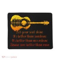 Let Your Soul Shine Its Better Than Sunshine Quote Mousepad thumb 0