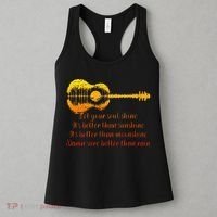 Let Your Soul Shine Its Better Than Sunshine Quote Women's Tank Top thumb 3