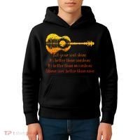 Let Your Soul Shine Its Better Than Sunshine Quote Kids Hoodie thumb 4