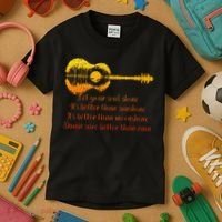 Let Your Soul Shine Its Better Than Sunshine Quote Kids T-Shirt thumb 3